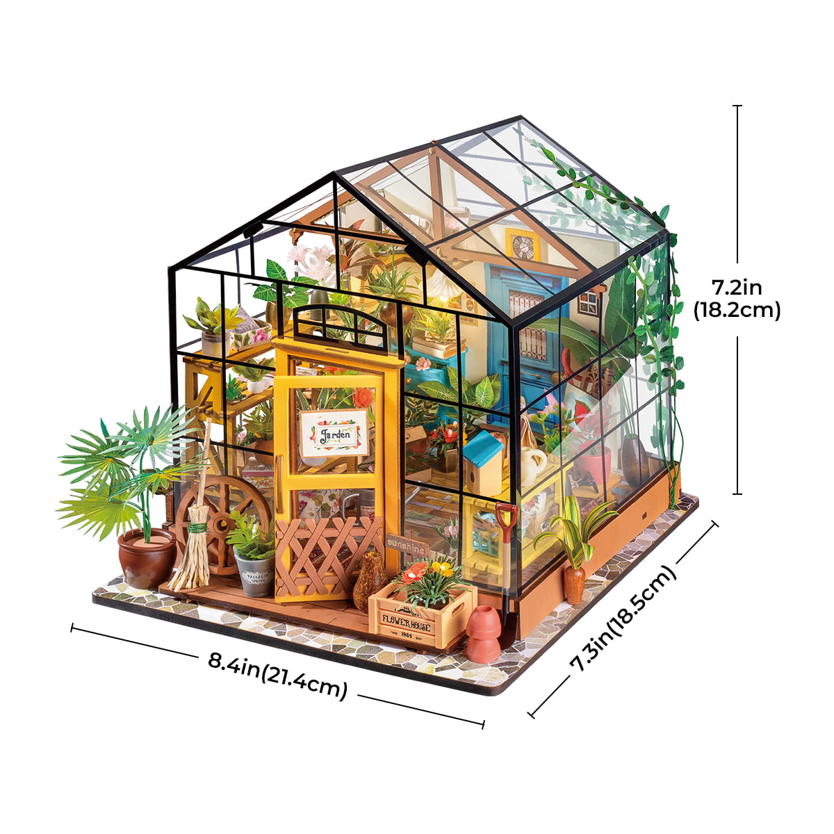 Rolife DIY Miniature House - Cathy's Flower House DG104