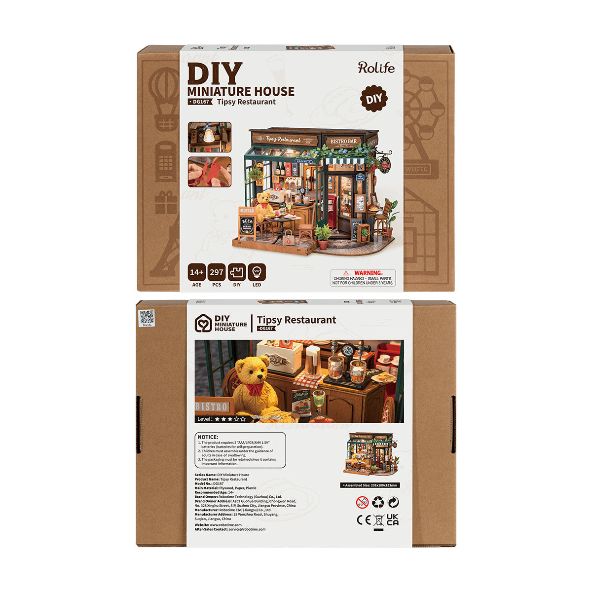 Rolife DIY Miniature House - Tipsy Restaurant DG167