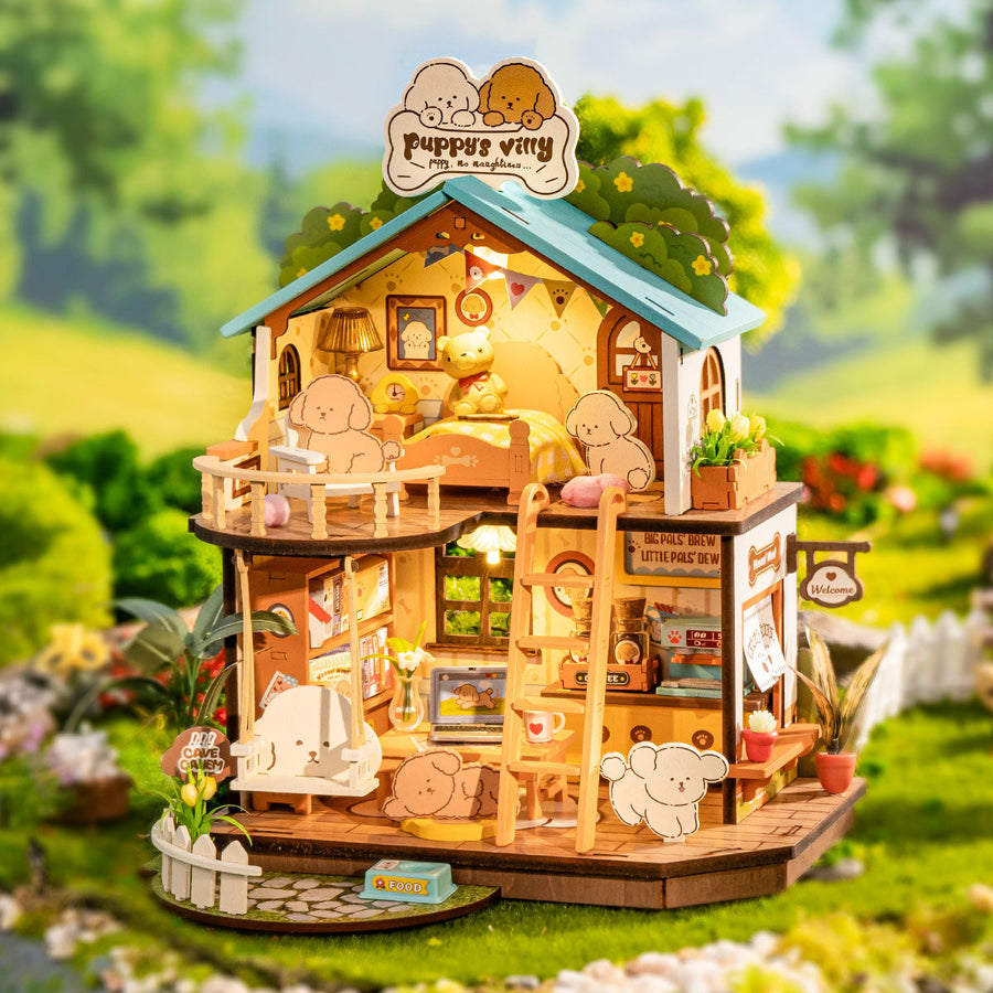 Rolife DIY Miniature House - Puppy's Cozy Villa DG169