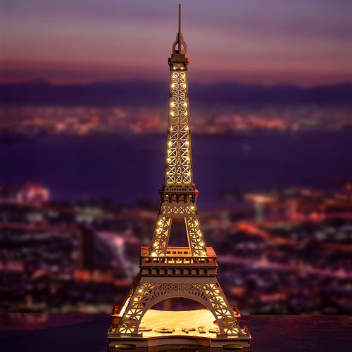 Rolife 3D Wooden Puzzle - Night of the Eiffel Tower TGL01