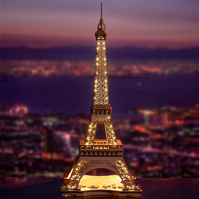 Rolife 3D Wooden Puzzle - Night of the Eiffel Tower TGL01