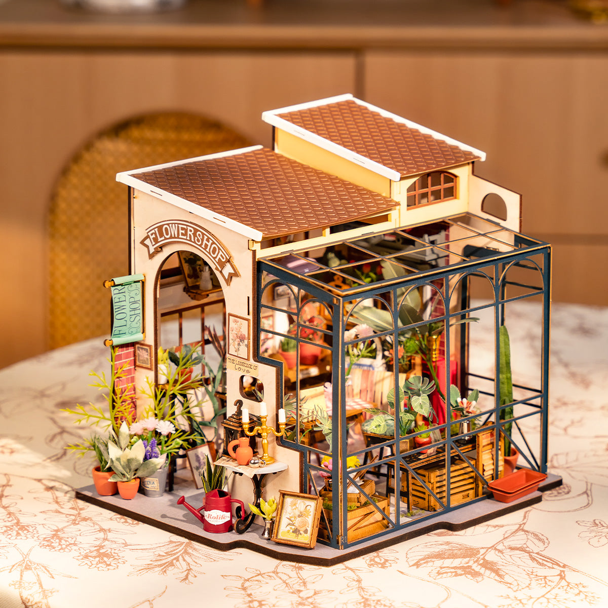 Rolife DIY Miniature Dollhouse - Emily's Flower Shop DG145