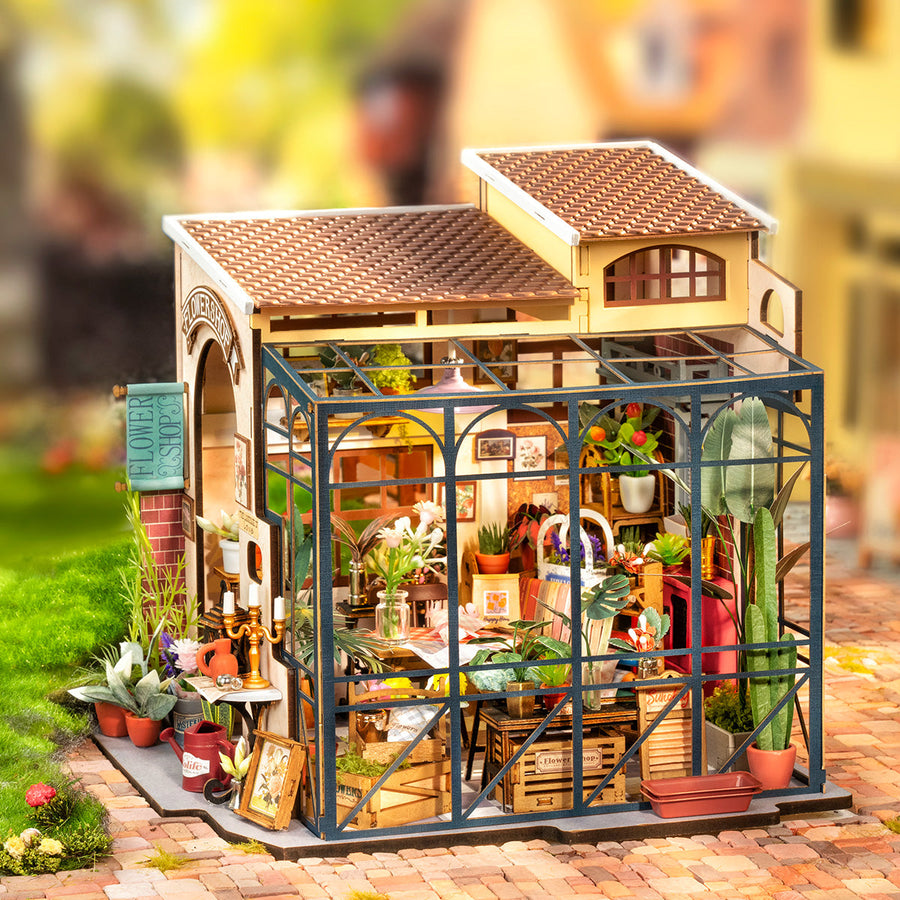 Rolife DIY Miniature Dollhouse - Emily's Flower Shop DG145