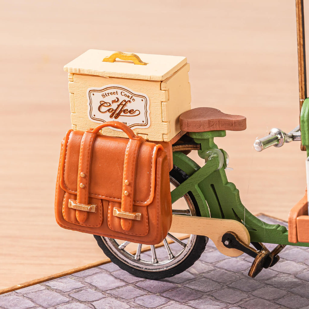 Rolife Aromatic Coffee Cart DIY Miniature House DG182