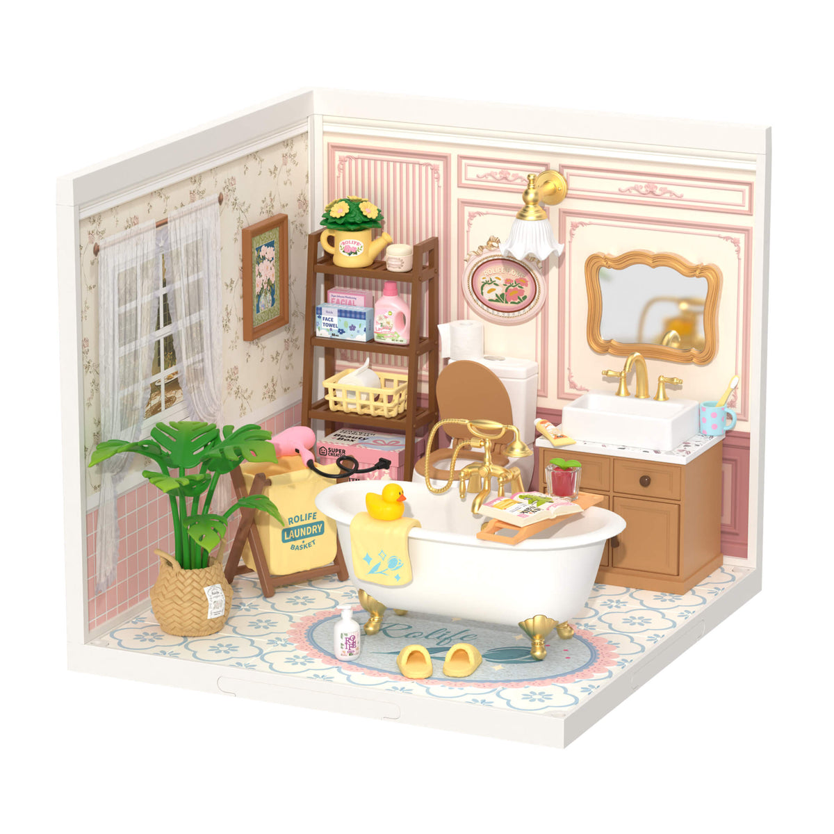 Rolife Bubble Bathroom Super Creator Miniature House DW014B