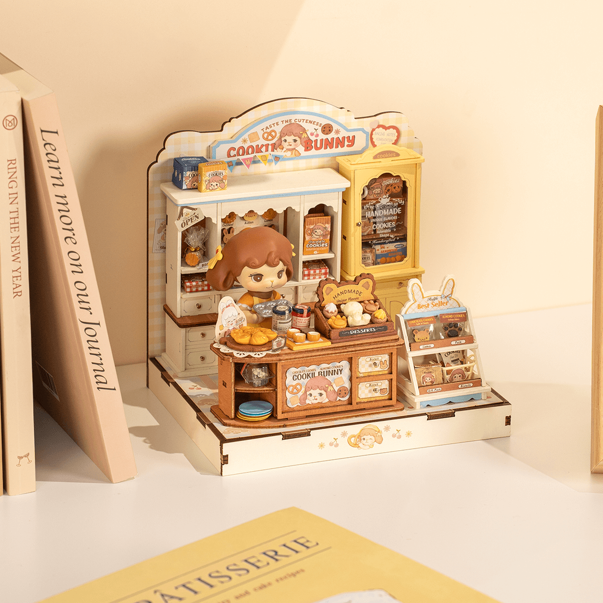 Rolife Cookii Bunny's Cookie Shop DIY Miniature House DG177