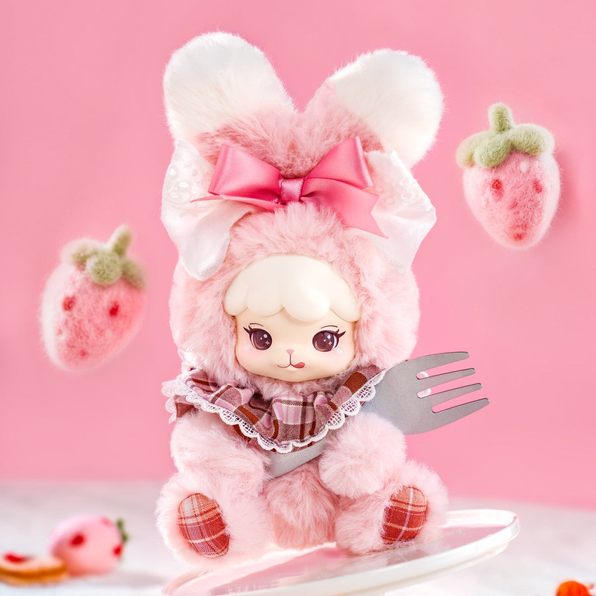 Rolife Cream & Cookii Bunny Best Friend Surprise Plush Pendant MBAXX
