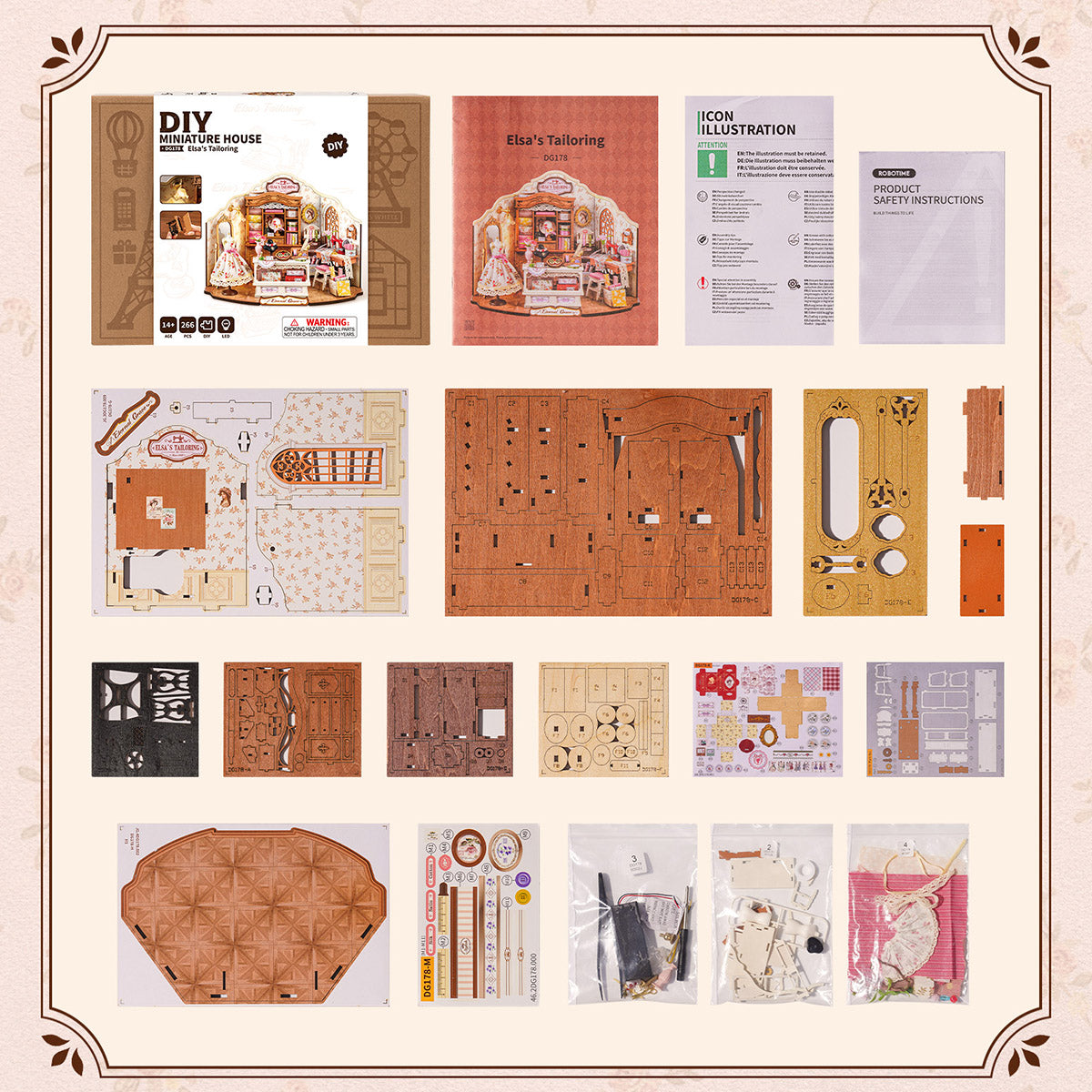 Rolife DIY Miniature House - Elsa's Tailoring DG178