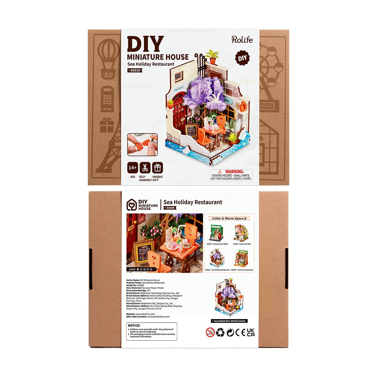 Rolife DIY Miniature House - Sea Holiday Restaurant DS039