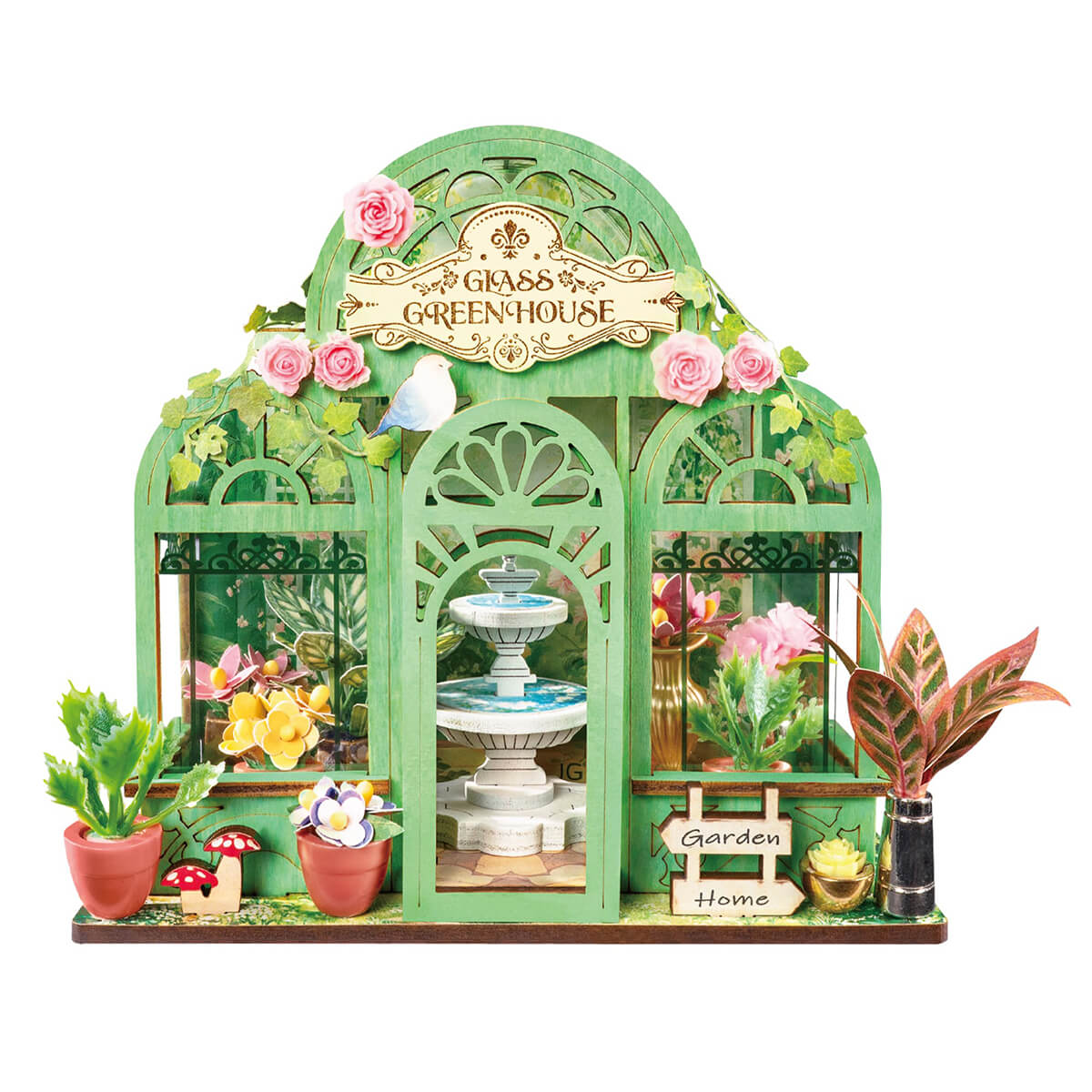 Rolife DIY Miniature House - Green Fountain Garden DS049