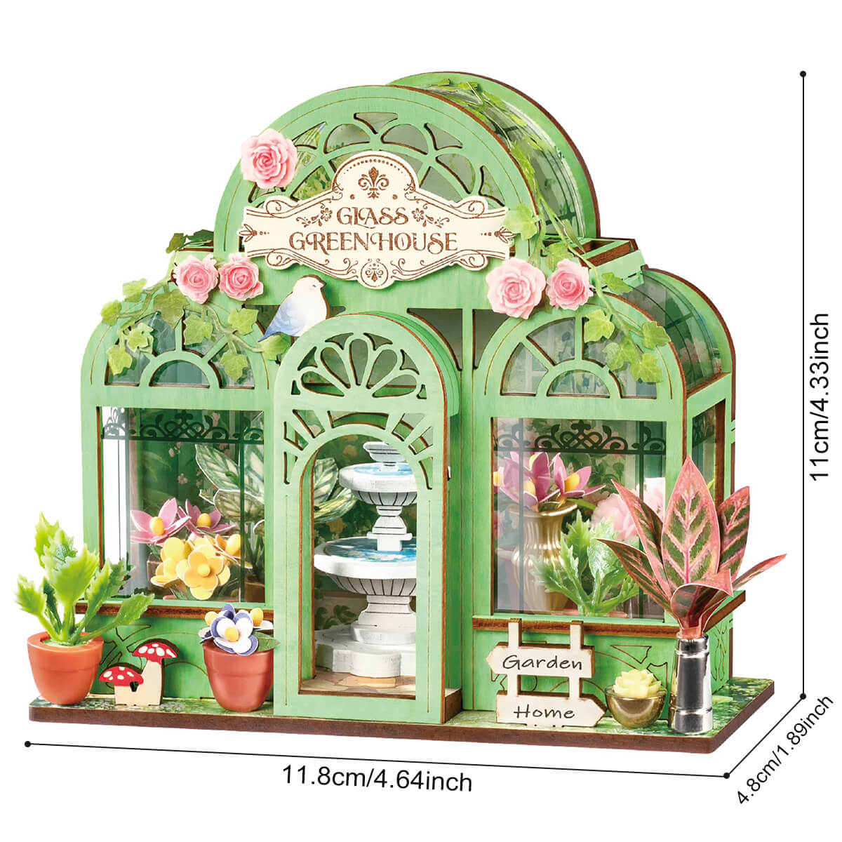 Rolife DIY Miniature House - Green Fountain Garden DS049