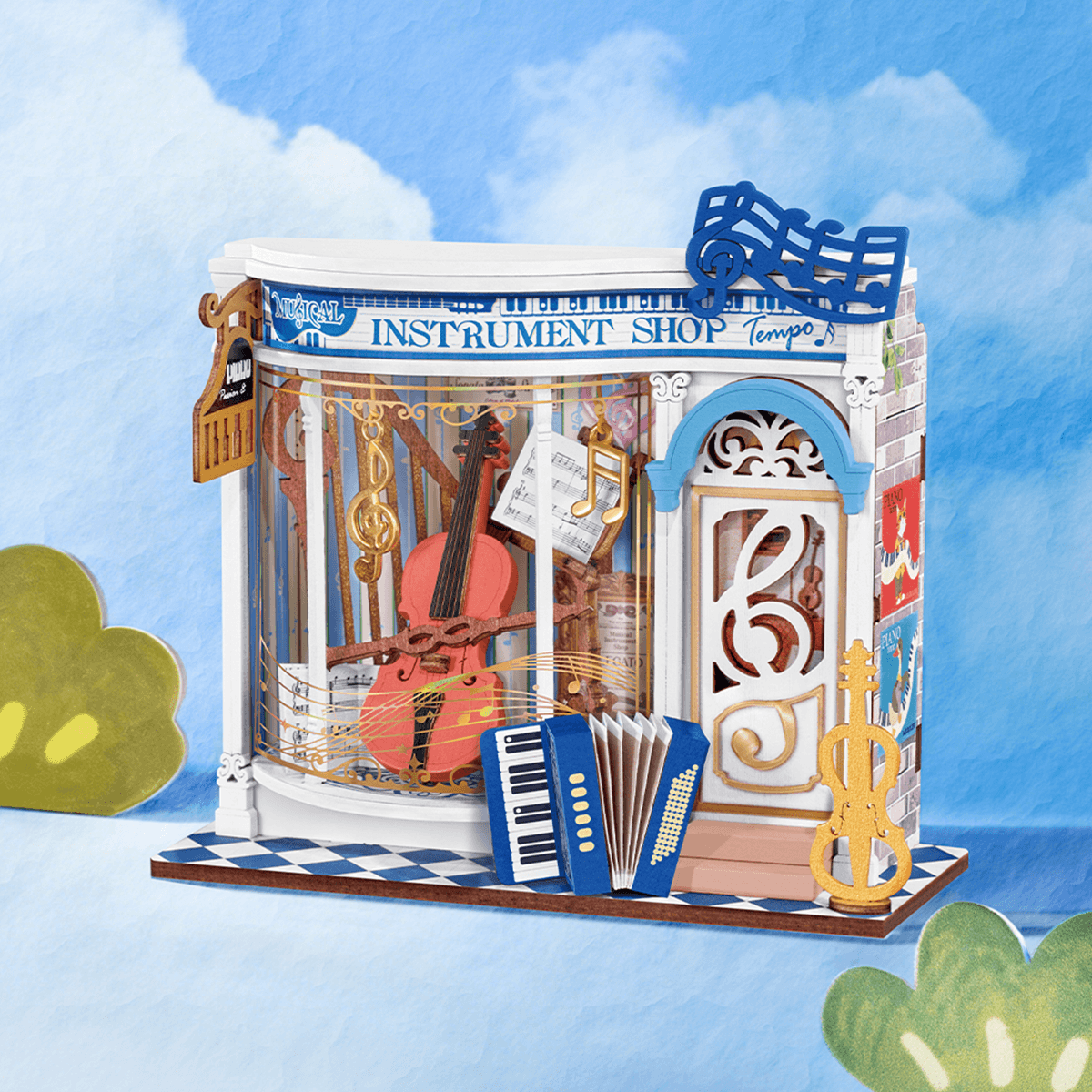 Rolife DIY Miniature House - Melody Instrument Shop DS047