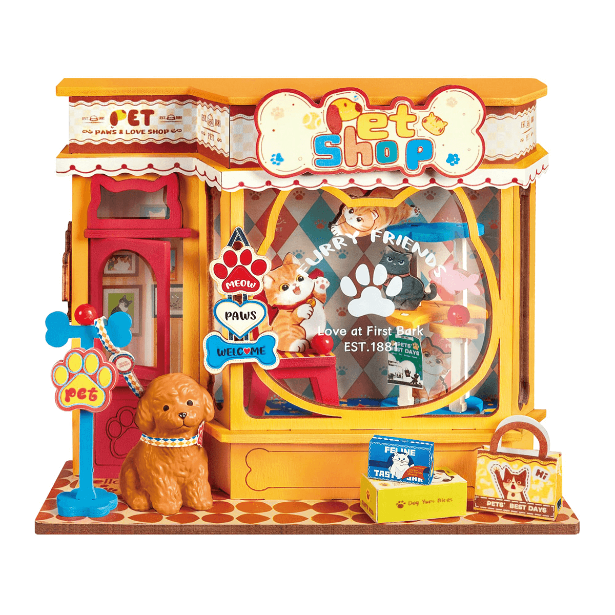 Rolife DIY Miniature House - Pawfect Pet Shop DS045