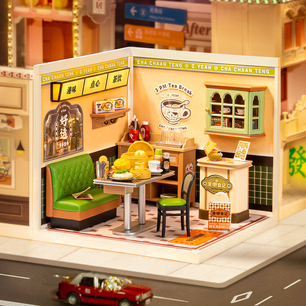 Rolife Hong Kong Bites Cafe Super Creator Miniature House DW021