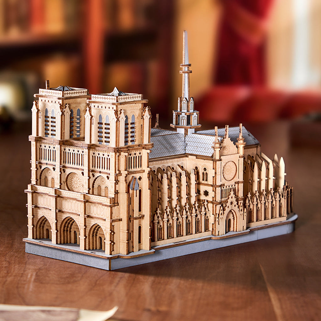 Rowood 3D Wooden Puzzle - Paris Cathedral TG511