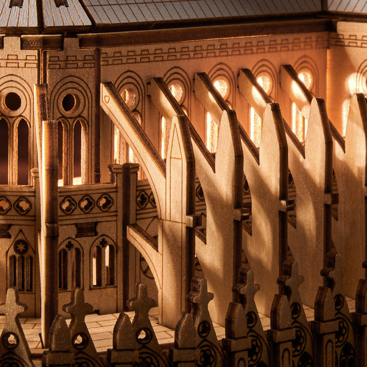 Rowood 3D Wooden Puzzle - Paris Cathedral TG511