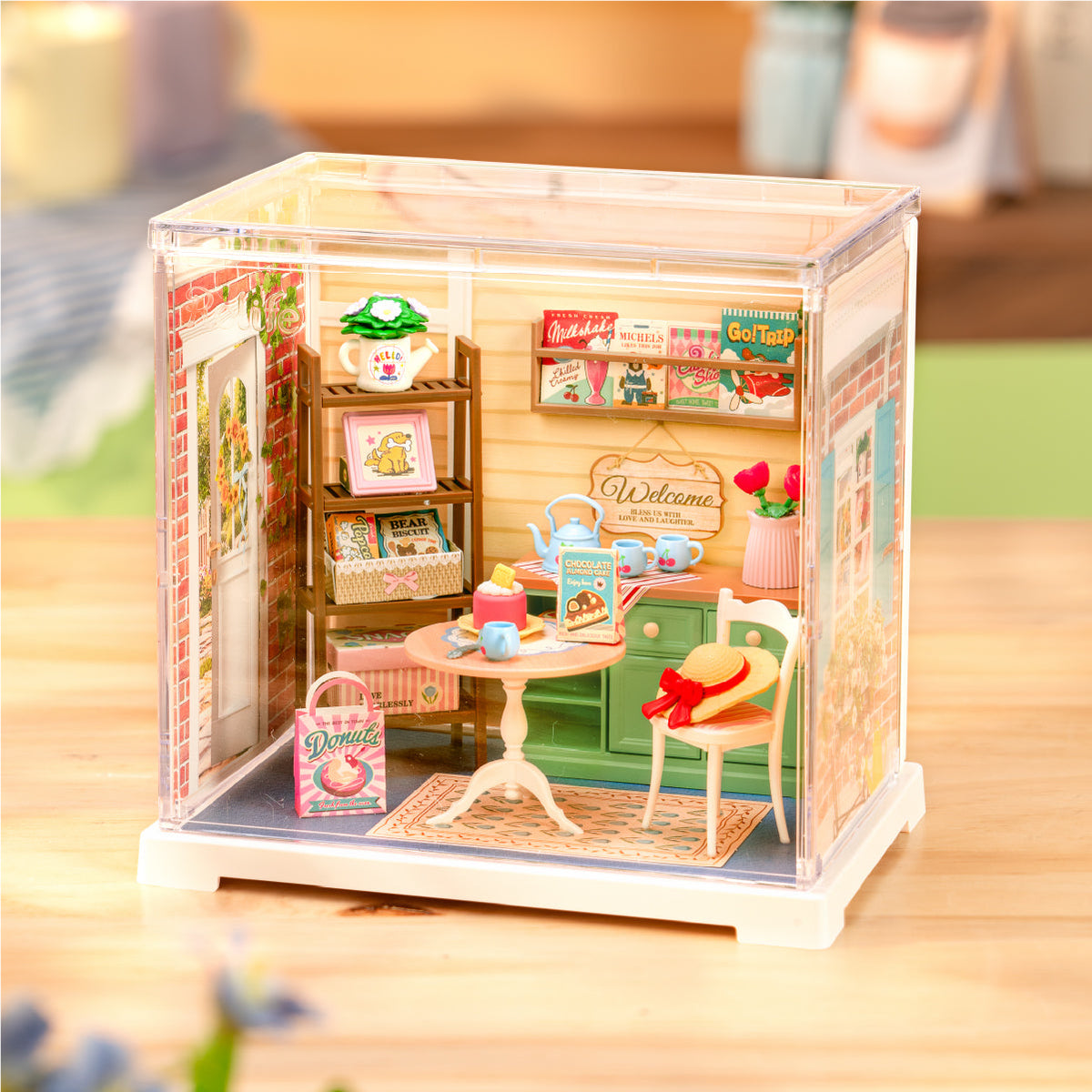 Rolife Sunshine Sip Porch Mini Super Creator DIY Miniature House DWS07B