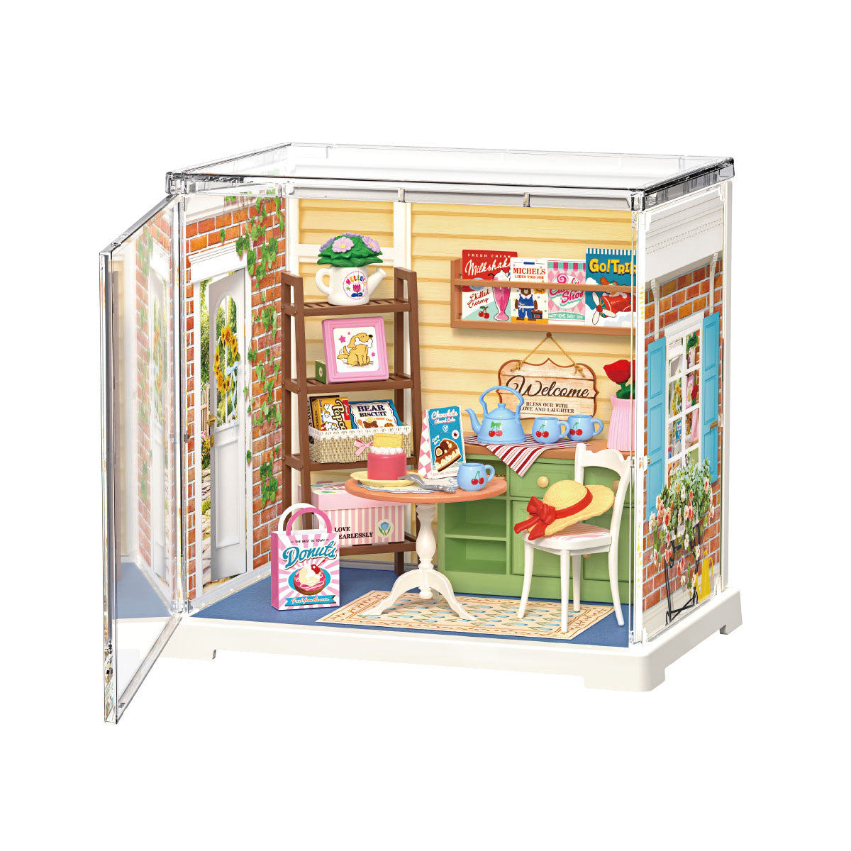 Rolife Sunshine Sip Porch Mini Super Creator DIY Miniature House DWS07B