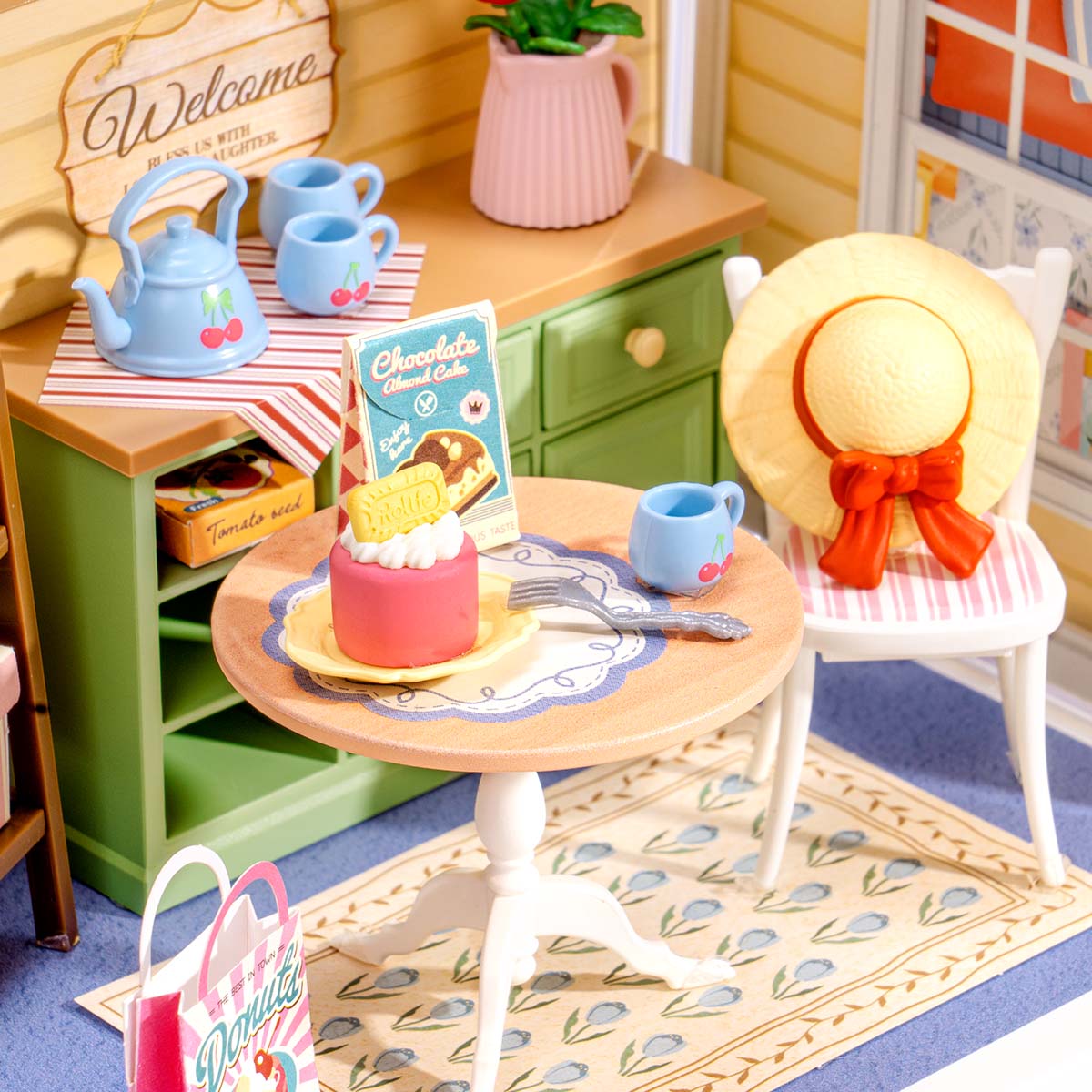 Rolife Sunshine Sip Porch Mini Super Creator DIY Miniature House DWS07B