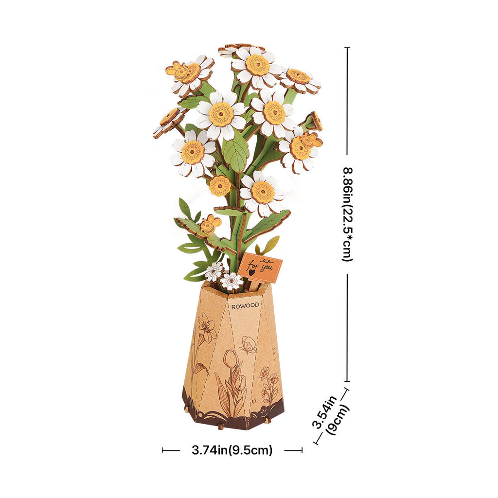 Rowood DIY Wooden Flower Chamomile TW061