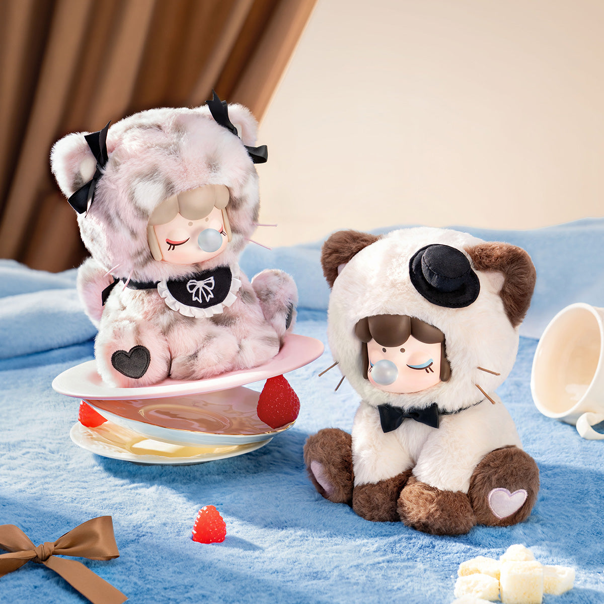 Rolife Nanci's Tea Time Kitties Surprise Plush Dolls MNDXX