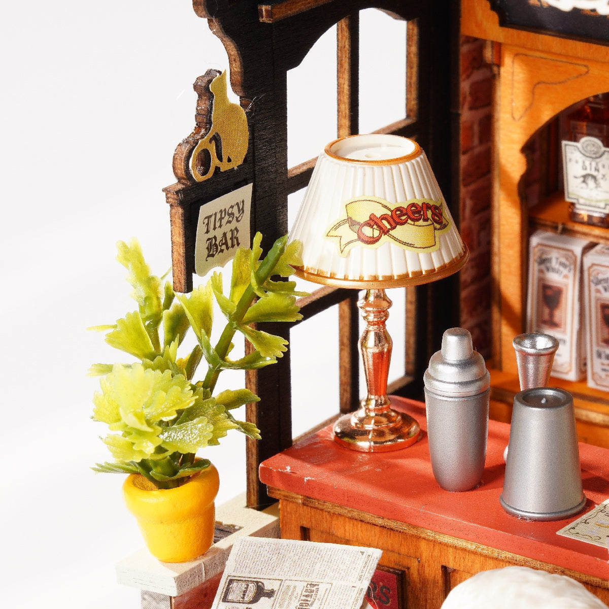 Rolife DIY Miniature House - Tipsy Cat Bar DS054