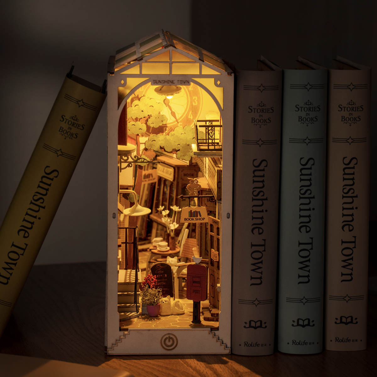 Rolife DIY Book Nook Kit - Stories in Books(4 Kits)