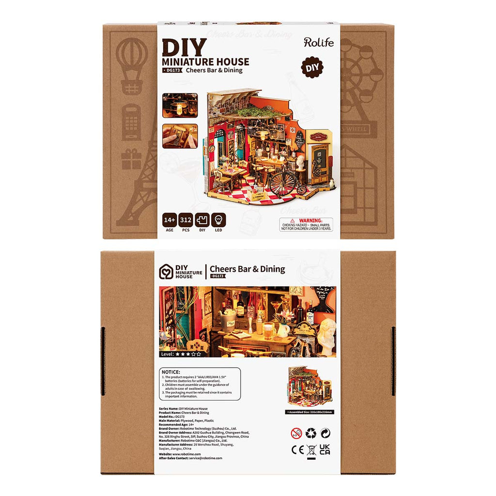 Rolife DIY Miniature House - Cheers Bar & Dining  DG173