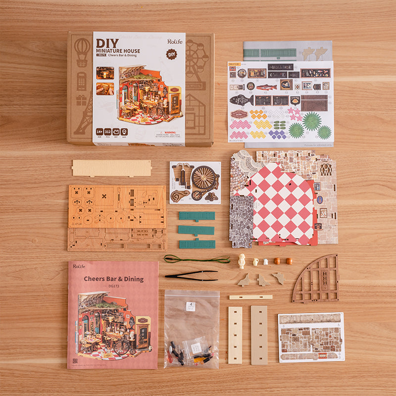 Rolife DIY Miniature House - Cheers Bar & Dining  DG173